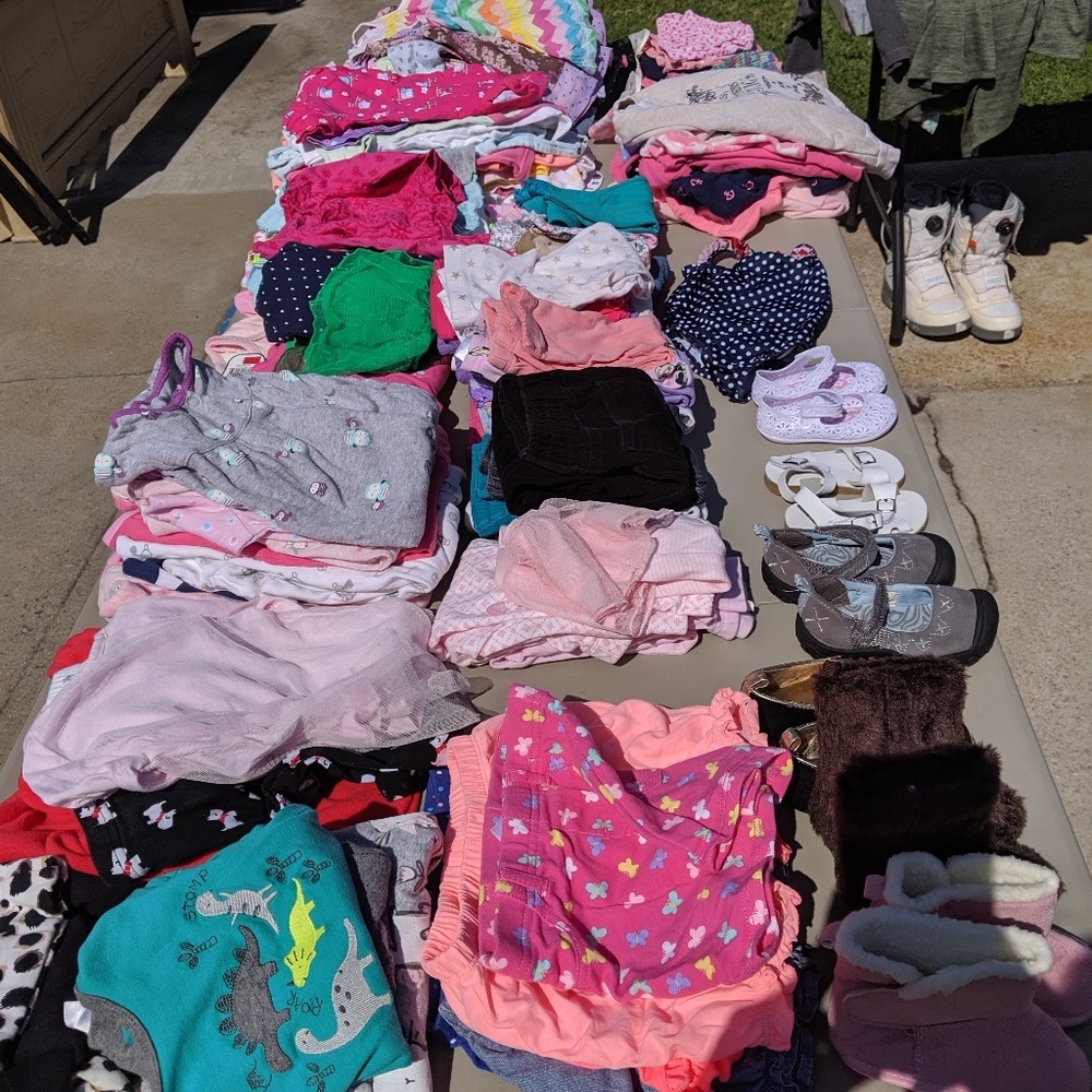 Baby clothes!! $.50 to $2.00! Baby items $10.